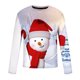 thumbnail image 4 of Camisas de Navidad Para Hombres Tops de Cuello Redondo Jersey de Manga Corta Casual Camiseta Con Estampado Realista de Muñeco de Nieve en 3D Odeerbi ODB195230, 4 of 5