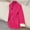 Hot Pink, variant on Jackets for Women Trendy Women's Fashion Casual Solid Color Pocket Turndown Collar Long Sleeve Blouse Blazer Gray S