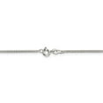thumbnail image 4 of Primal Silver Sterling Silver 1.5mm Curb Chain Anklet, 4 of 7