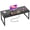 Black, variant on Amadwell 54 Inch Desk with Power Outlets, USB-C, 0.95 Inch Thicker Sturdy Computer Desk, Office Desk with Robust Metal Tubes, Work Gaming Desk for Home Office,Rustic Brown