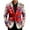 Q7-Red, variant on Nokdvo Mardi Gras Jackets for Men Corduroy Two Button Blazer Carnival Mask Graphic Notch Lapel Dress Blazer with Pockets Slim Fit Carnival Lightweight Casual Blazers Suit Jacket,Silver XL