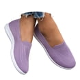 thumbnail image 3 of oqasdz Women Casual Shoes Plus Size Slip On Close Toe Mesh Breathable Flat Bottom Walking Shoes Solid Color Comfort Trendy Versatile Summer Outdoor, 3 of 7
