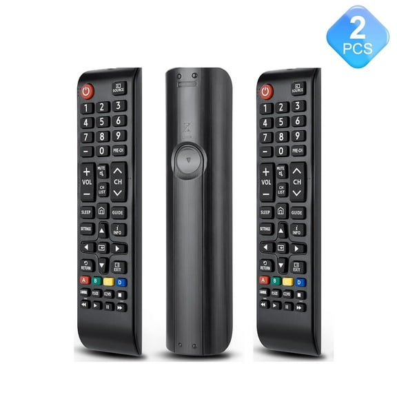 2Pcs BN59-01301A Universal Replacement Remote Control Compatible with Samsung Smart TVs, LED, LCD, HDTV, 3D TVs(Updated from BN59-01199F/BN59-01289A)
