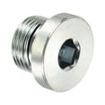 thumbnail image 1 of Unique Bargains M18*1.5 Internal Hex Head Pipe Fitting Plug, Male Thread 45# Steel Socket Plug with Sealing Ring, 1 of 5