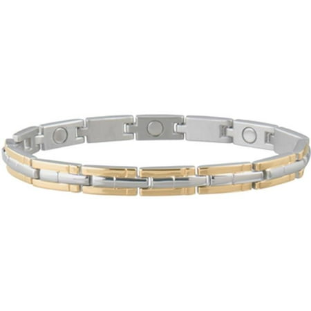 Sabona Las Two Tone Magnetic Link Bracelet S M Sabona Las Two Tone Magnetic Link Bracelet S M