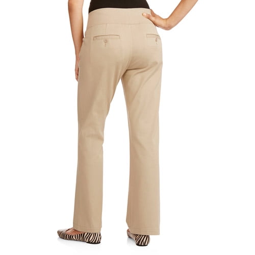 Maternity Demi-Panel Basic Career Pants - Walmart.com