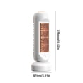 thumbnail image 3 of Ventilador De Aire Acondicionado Ventilador de refrigeración de mesa con cabezal móvil, recargable por USB, 2000 mAh, bajo nivel de ruido (blanco), 3 of 8