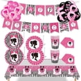 thumbnail image 3 of Barbie Fiesta De Cumpleaños Vajilla Platos De Papel Taza Mantel Bandera Baby Shower Niñas Barbi Decoración Suministros, 3 of 4