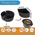 thumbnail image 4 of 2025 Slow Cooker Liners, Silicone Slow Cooker Divider (Gray), 4 of 5