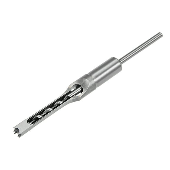 Uxcell 3/8" Hollow Chisel Mortiser Spur Carbon Steel Square Hole Drill Bit