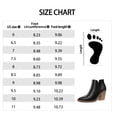 thumbnail image 5 of Pennysue Women's Middle Heel Ankle Booties Nude Thick Heeled Stacked Short Boots Size 9M, 5 of 8