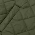 thumbnail image 5 of WTOBBY Women's Long Quilted Sleeveless Vest, Lightweight Zip Up Padded Gilet, Solid Color Warm Outerwear, Fashion Insulated Tank, Perfect for Layering in Cold Weather,Army Green L, 5 of 8