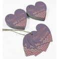 thumbnail image 5 of Inkdotpot Real Rose Gold Foil Hugs & Kisses From The Wedding Tag Favor Hang Paper Tag 100 Pieces, 5 of 6