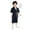 Black, variant on Boys Business Suits Short Sleeve Coat 3 Piece Outfit Tuxedo Set For Kids Formal Suit For Boys With Shorts Pants Necklace Set Slim Boys School Clothing Sets Sizes (2-3 Years)