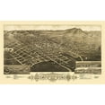 thumbnail image 2 of Stoner 14x10 White Modern Wood Framed Museum Art Print Titled - Helena Montana - Stoner 1883, 2 of 4