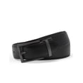thumbnail image 2 of Cinturón Steve Madden para hombre de piel negro/marrón talla 46 US, 2 of 5