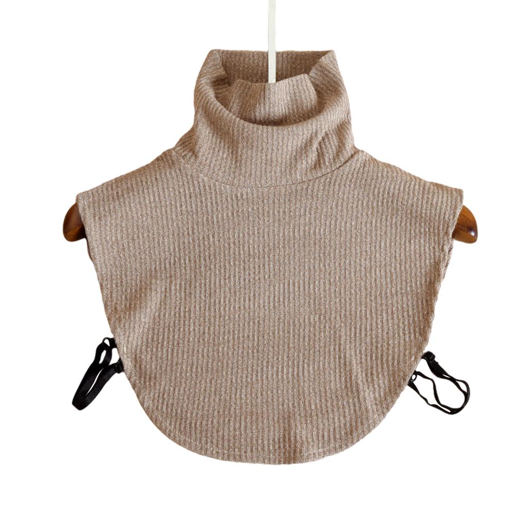Girls Student Fake Turtleneck Collar 
