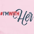 thumbnail image 2 of CafePress - Hillary Clinton I'm With Her Infant Bodysuit - Baby Light Bodysuit, Size Newborn - 24 Months, 2 of 4