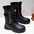 thumbnail image 6 of Men's Boots Winter Boots Insulated Mid Calf Outdoor Boots With Sole For Cold Weather, 6 of 6