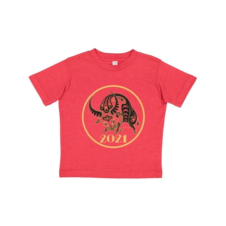 

Inktastic 2021 New Years Year of the Ox Gift Toddler Boy or Toddler Girl T-Shirt