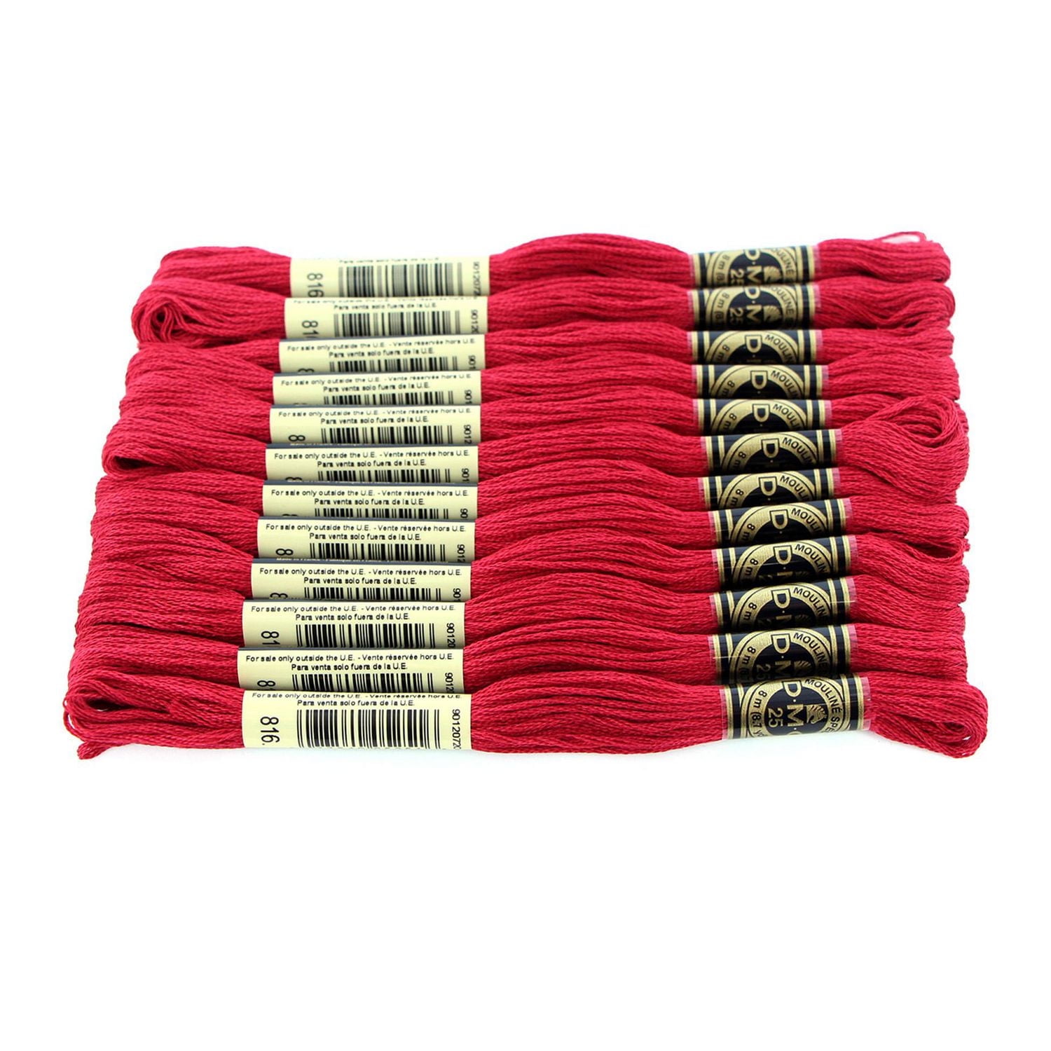 DMC Coton à broder 6 brins 8m rouge