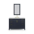thumbnail image 7 of Water Creation Elizabeth 48" Wood Single Bathroom Vanity in Blue and Gold, 7 of 7