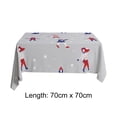 thumbnail image 6 of Ludlz Christmas Tablecloth Dustproof Add Atmosphere Square European Style Creative Printing Table Protector Cover Daily Use, 6 of 8