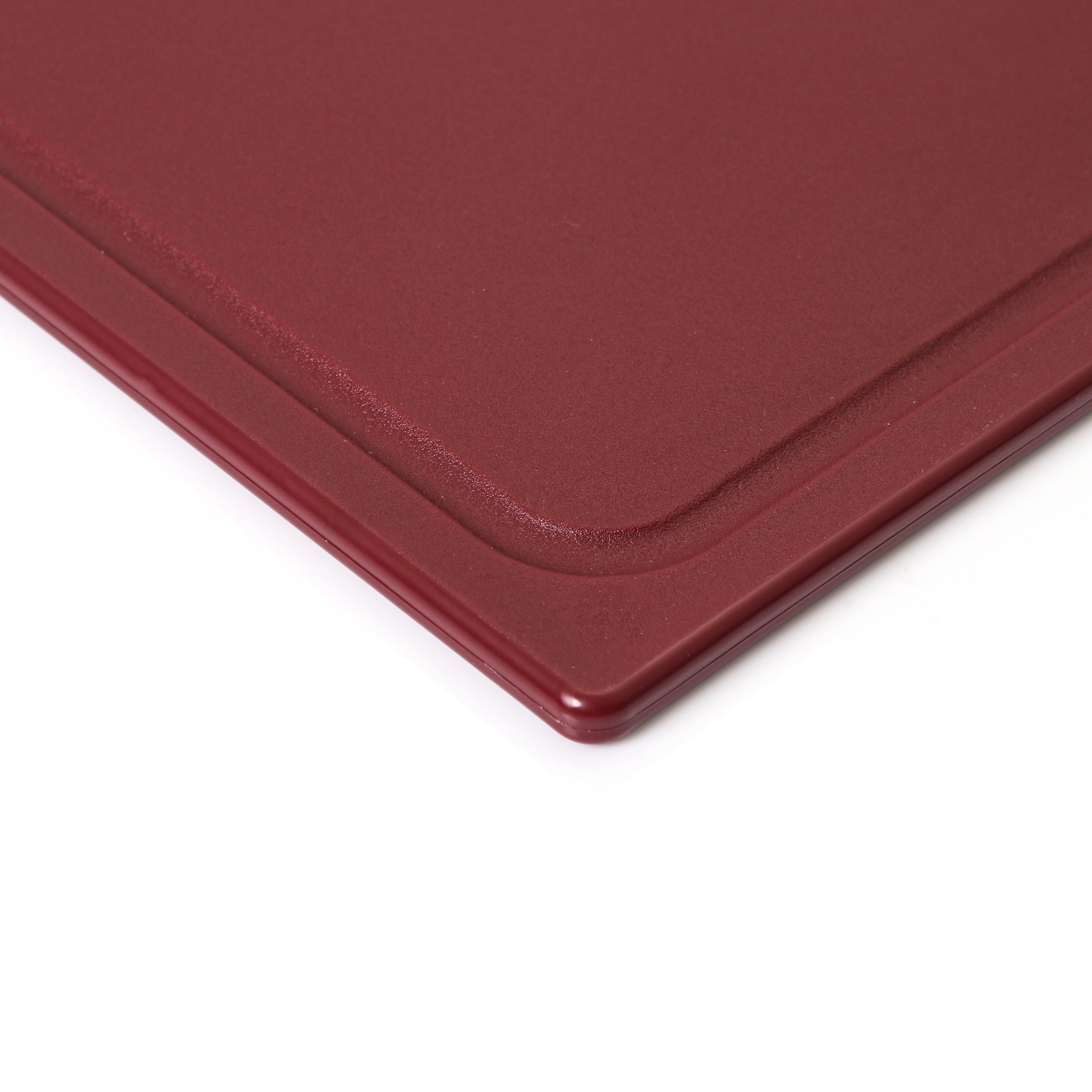 Dexas 10 x 13 Poly Cutting Board with Juice Well in Merlot