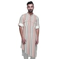thumbnail image 5 of Atasi Printed Mandarin Collar Casual Kurta Ethnic Shirt Long Asymmertic Kurta, 5 of 6