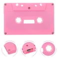 thumbnail image 2 of CIMAXIC Fête 2 Pcs Cassette Rétro Colorée Ruban Décoratif Cassettes Audio Vierges pour Décorations de Fête Musicale Projets DIY, 3.94"X2.48"X0.47 Pouces, 2 of 5