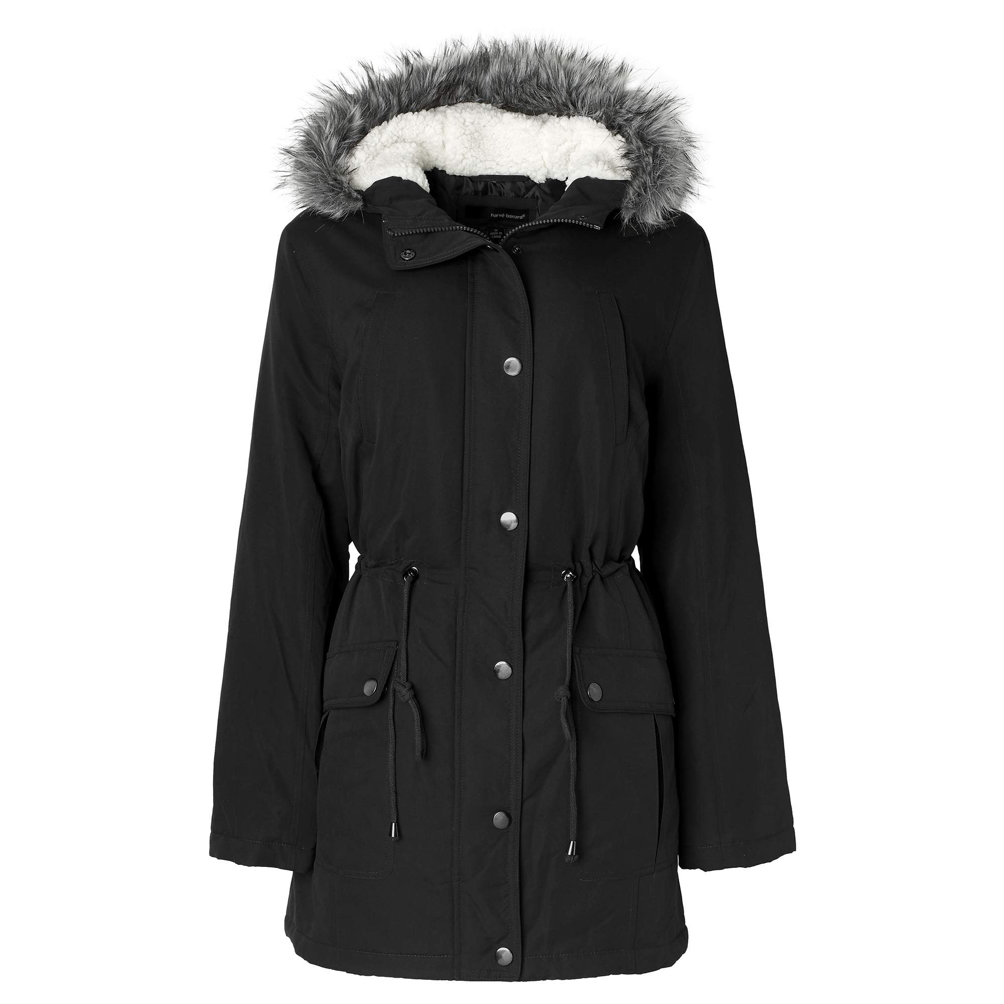 women's microfiber coat with hood