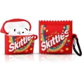 thumbnail image 3 of (3Pack) Case for AirPods 4 Wireless Earbuds (2024) with Carabiner, Silicone Charging Protective Cover with Cartoon Skin Design for AirPods 4th Generation Headphones, 3 of 5