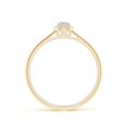 thumbnail image 2 of ANGARA Natural Pear-Shaped Diamond Halo Engagement Ring in 14K Yellow Gold for Women (Size-4x3mm| Color-H| Clarity-SI2) | April Birthstone, Anniversary, Jewelry Gift for Women | Natural Diamond Ring, 2 of 9