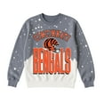 thumbnail image 7 of Women's Gameday Couture  Gray Cincinnati Bengals Arch Rivals Faded Wash Sweatshirt, 7 of 7