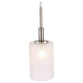 thumbnail image 3 of Woodbridge Lighting Elise 3-Light Glass Cluster Pendant in Nickel/Bronze/Opal, 3 of 5