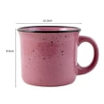 thumbnail image 5 of Mainstays Pink glaze with black dots soup 16OZ Mug, 5 of 5