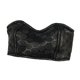 thumbnail image 4 of Top corto de tubo para mujer a escala 1:6, ropa hecha a mano, sujetador sin tirantes para 30 cm Patrón negro, 4 of 9