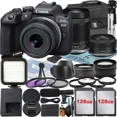 thumbnail image 1 of Canon EOS R10 Mirrorless Camera with RF-S 18-45mm + 18-150mm Lens + 2 Pack 128GB Memory Card + Case + ZeeTech Accessory, 1 of 9
