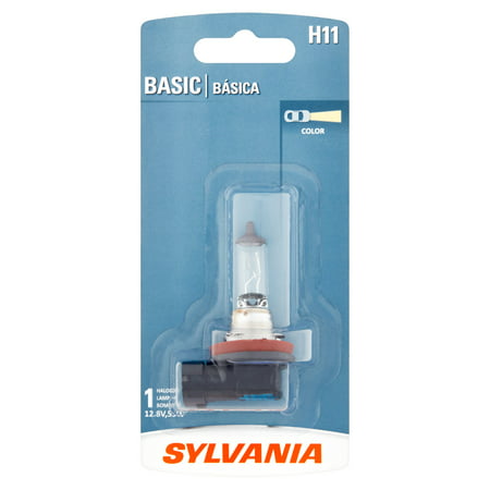 Sylvania H11 Basic Halogen Headlight Bulb, Pack of