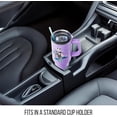 thumbnail image 3 of Silver Buffalo Disney Nightmare Before Christmas by Tim Burton Jack Skellington Stainless Steel Tumbler with Handle and Straw, Fits in Standard Cup Holder, 40 Ounces, 3 of 8