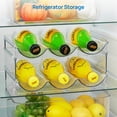 thumbnail image 3 of Sindcom 4 Pack Stackable Bottle Holder Storage Rack, Plastic Water Bottle Organizer, Clear, 3 of 7