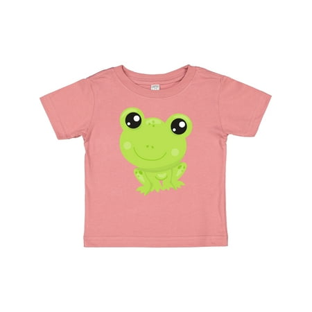 

Inktastic Cute Frog Little Frog Baby Frog Green Frog Boys or Girls Baby T-Shirt