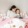thumbnail image 4 of Castle Fairy Ballet Girl 7-Piece King Kids’ Christmas Tree Gingerbread Man Ultra Soft Bedding Comforter Set, 4 of 8