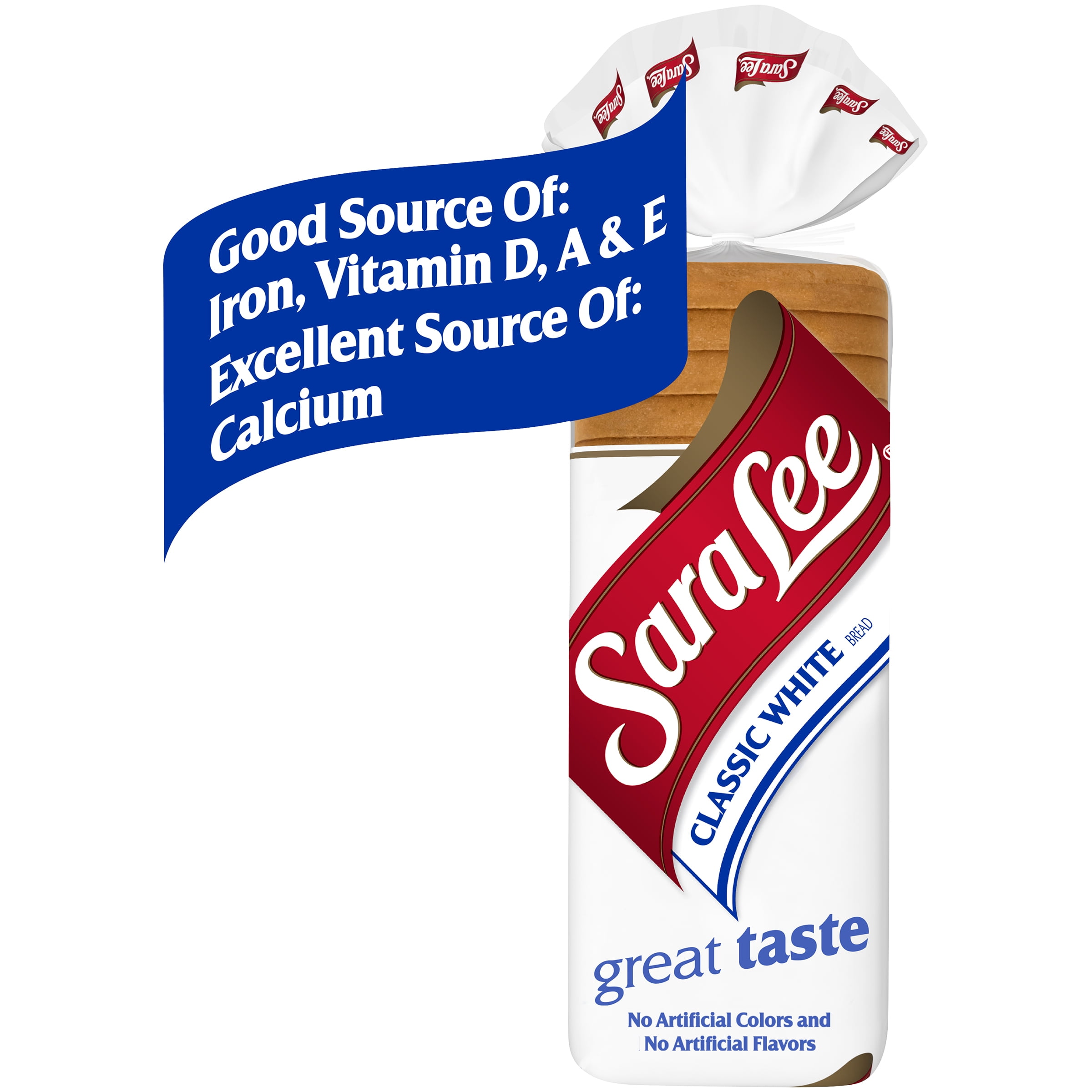 Sara Lee Classic White Sandwich Bread, 20 Oz Loaf of White Bread