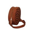 thumbnail image 5 of Bolsa en forma de PAN DE CONCHA, Diseño de Pan Dulce, Bandolera Redonda, Cross-Body para Mujer, Color Café, Correa Cruzada y Ajustable, Moda Kawaii. (Bolsa para Mujer)., 5 of 5