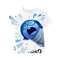 thumbnail image 3 of Camiseta de verano Inside Out 2 para niños y adolescentes, camiseta de dibujos animados, camiseta de manga corta, camiseta divertida, ropa de uniforme de entrenamiento para niñas, 3 of 5