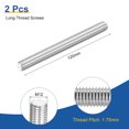 thumbnail image 2 of M12x120mm Fully Threaded Rod, 2Pcs 316 Stainless Steel 1.75 Pitch Threaded Screw, 2 of 7