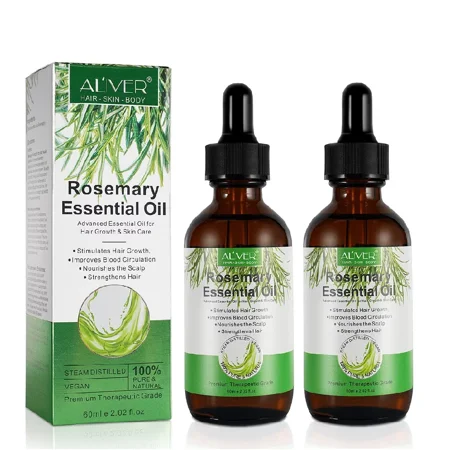 Rosemary Essential Oil - 100% Pure & Natural, Therapeutic Grade Rosemary Oil for Hair Health, Scalp