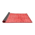 thumbnail image 2 of Ahgly Company Indoor Square Abstract Red Contemporary Area Rugs, 7' Square, 2 of 4