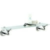Glass Shelf with Chrome Mounts